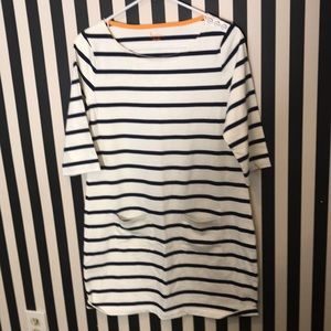 MINI french sailor boat neck dress 3 quartersleeve